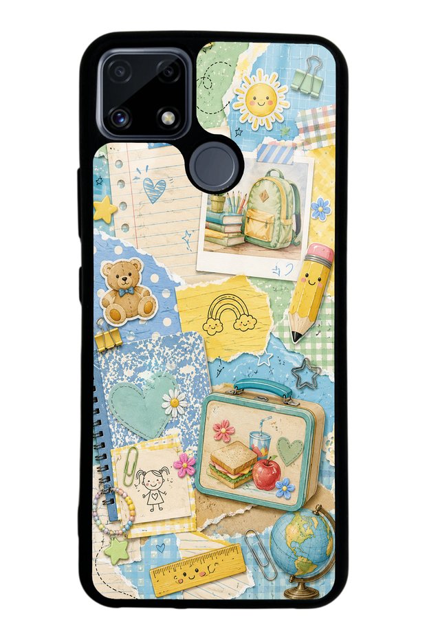 Realme C25 Campus Notes Design Glossy Phone Case
