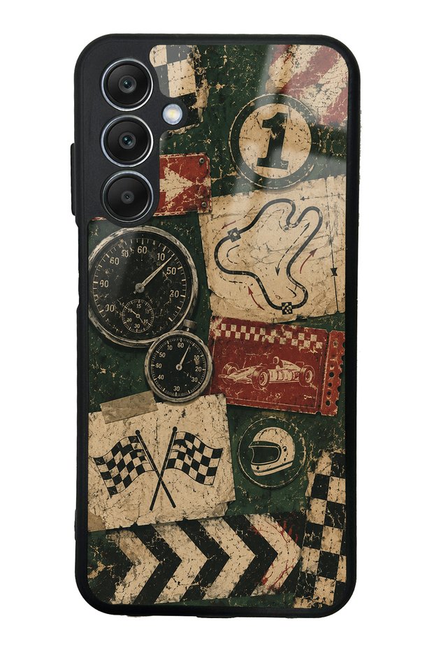 Samsung A25 Heritage Track Club Design Glossy Phone Case