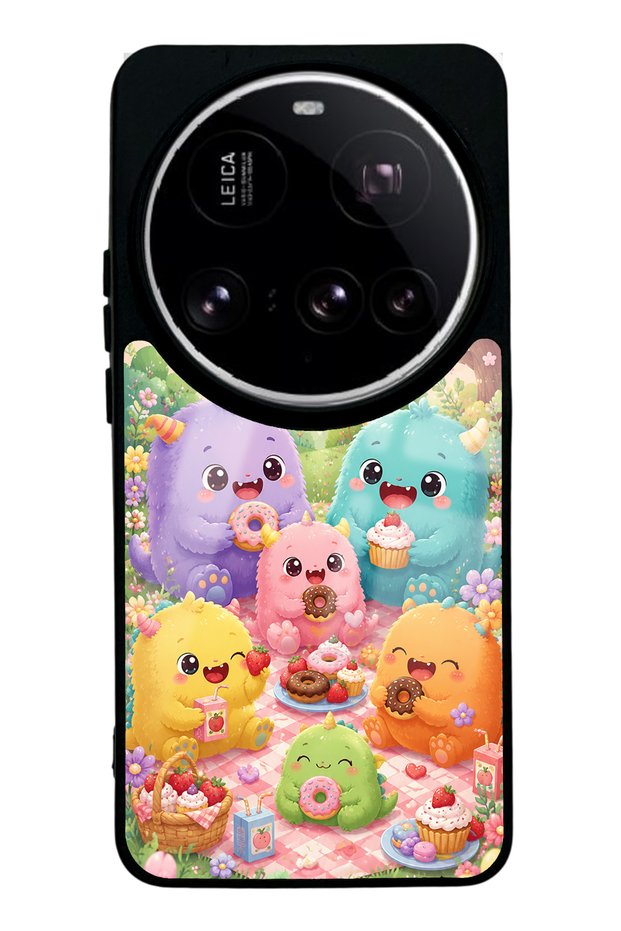 Xiaomi Mi 15 Ultra Monster Picnic Party Design Glossy Phone Case