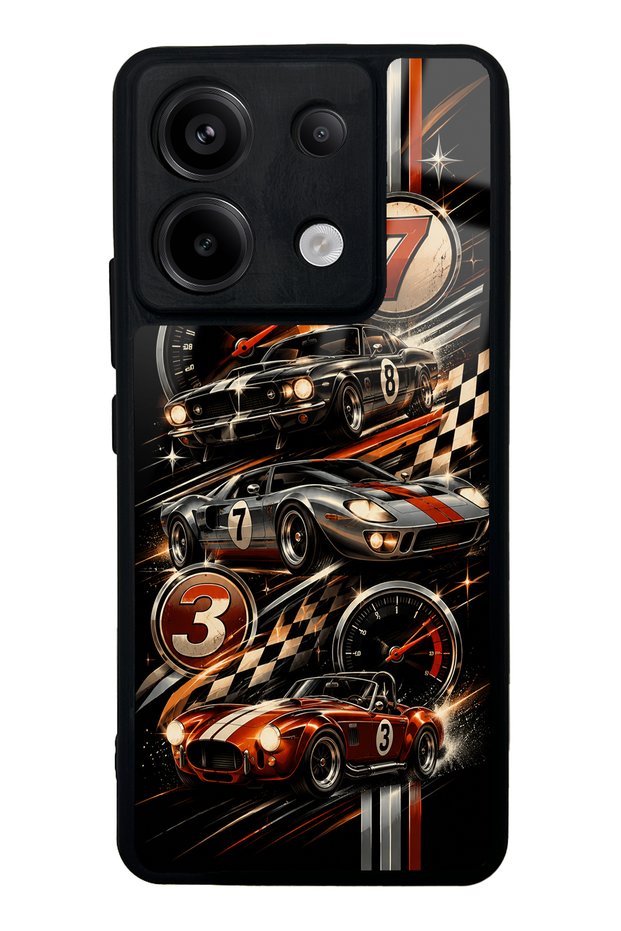 Xiaomi Redmi Note 13 Pro 5g Glossy Phone Case with Retro Speed Icons Design