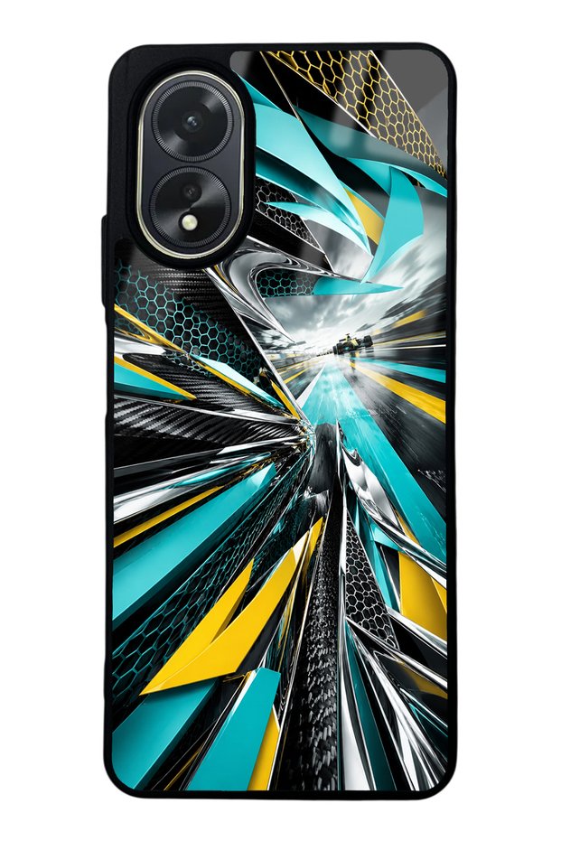 Oppo A38 Apex Surge Design Glossy Phone Case
