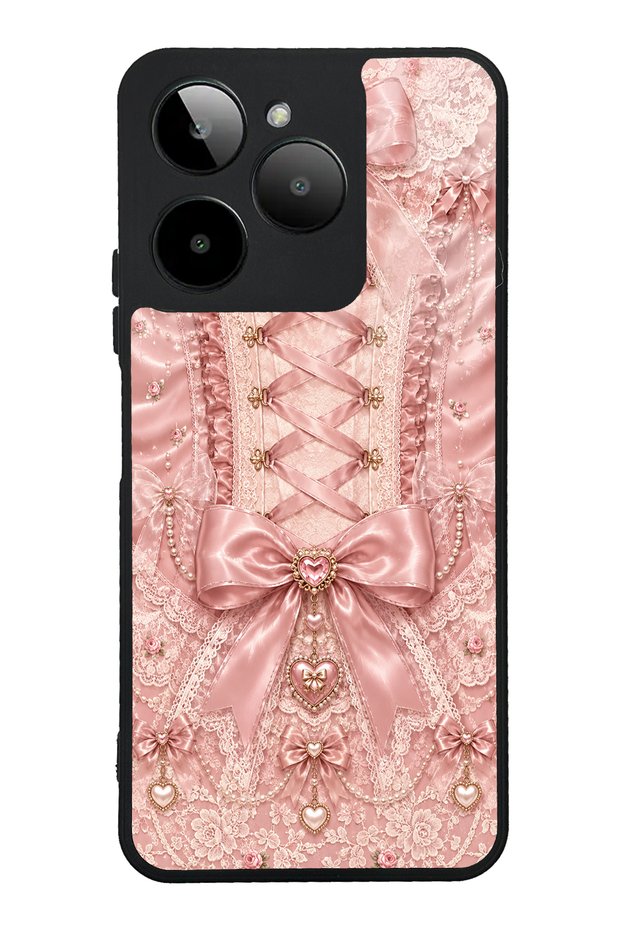 Gm Era 30 Pink Corset Coquette Design Glossy Phone Case