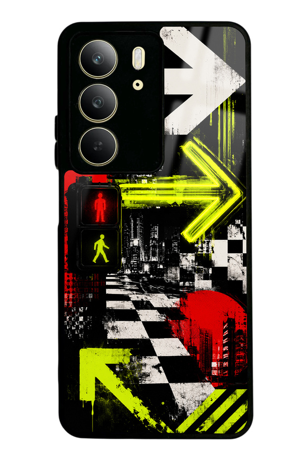 Realme C75 Neon District Design Glossy Phone Case