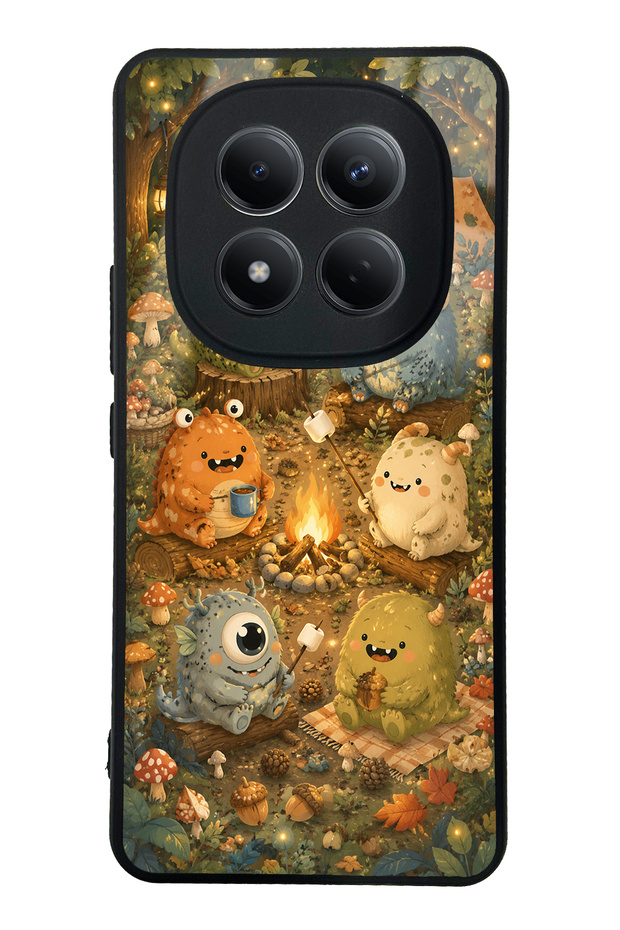 Xiaomi Redmi Note 15 Pro 4g Forest Friends Camp Design Glossy Phone Case