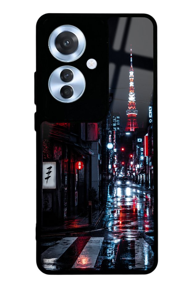 Oppo Reno 11F Midnight Tokyo Design Glossy Phone Case