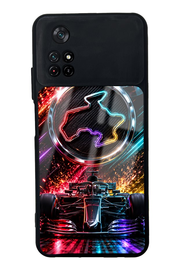 حافظة هاتف Xiaomi Poco M4 Pro بتصميم Apex Lights لامعة