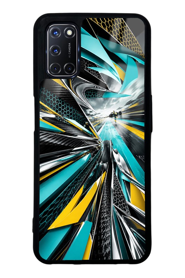 Oppo A52 Apex Surge Design Glossy Phone Case