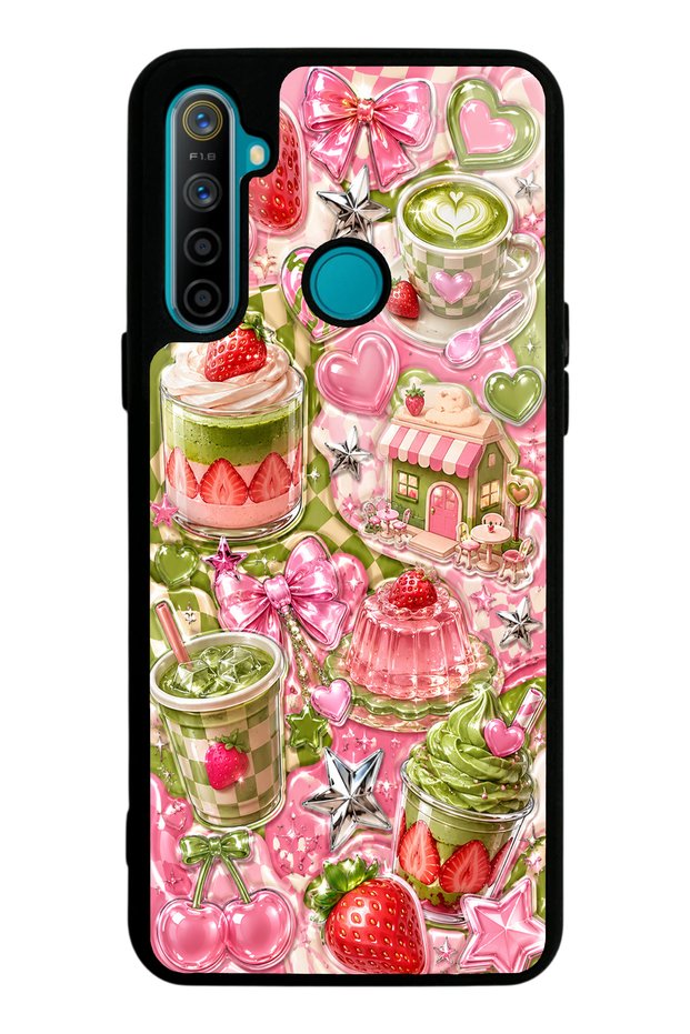 Realme 5I Matcha Candy Club Design Glossy Phone Case