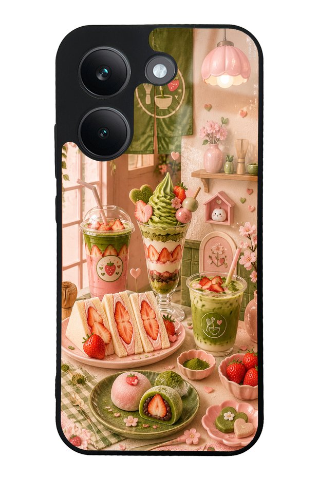 حافظة هاتف Xiaomi Poco X8 Pro بتصميم لامع مع زاوية بيري ماتشا