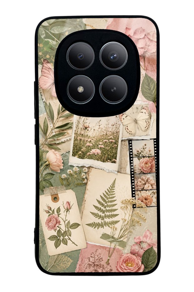 Xiaomi Redmi Note 15 Pro Plus Soft Garden Notes Design Glossy Phone Case