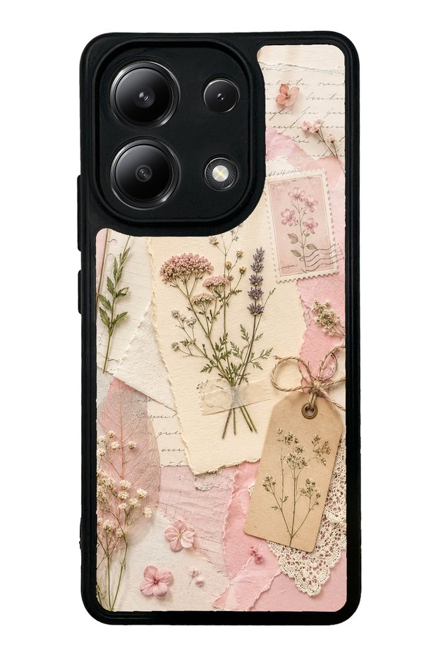 Xiaomi Redmi Note 13 4g Blush Herbarium Design Glossy Phone Case