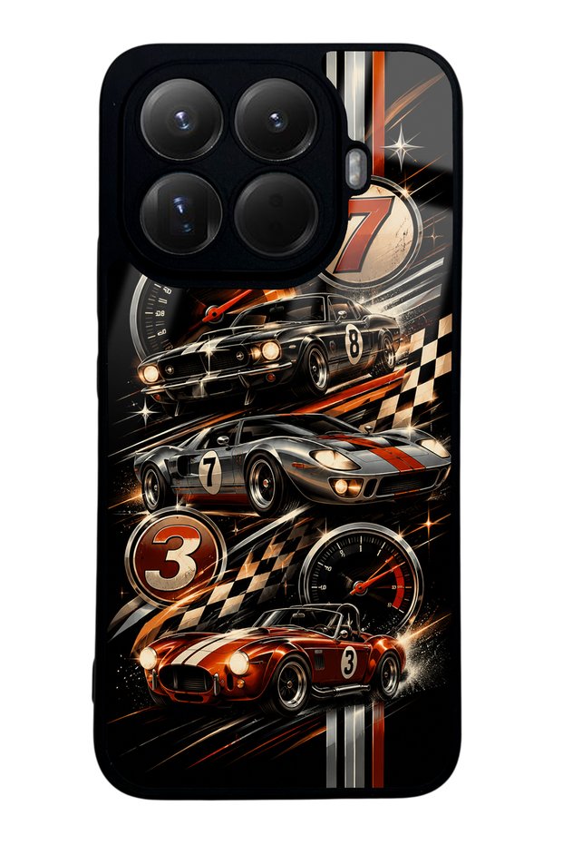Xiaomi Mi 15t Pro Retro Speed Icons Design Glossy Phone Case