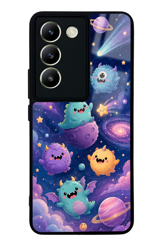 Vivo V30 Lite Monster Galaxy Design Glossy Phone Case