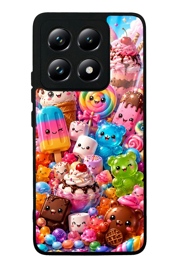 Xiaomi Mi 14t Kawaii Candy Party Design Glossy Phone Case