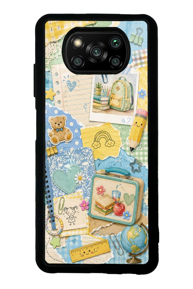 Xiaomi Poco X3 Campus Notes Design Glossy Phone Case