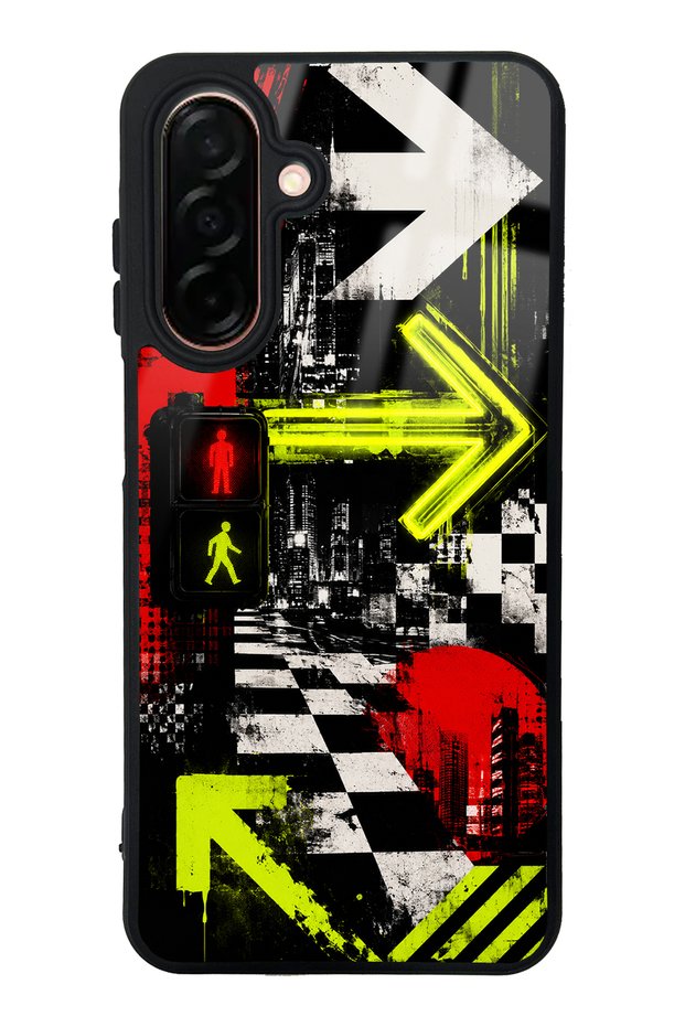 Samsung A26 Neon District Design Glossy Phone Case