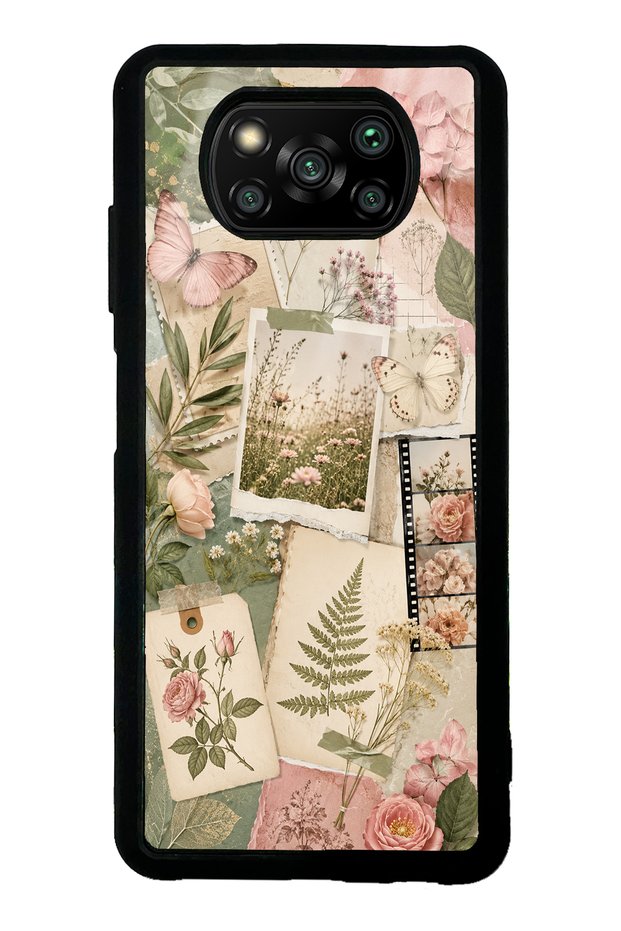 Xiaomi Poco X3 Soft Garden Notes Design Glossy Phone Case