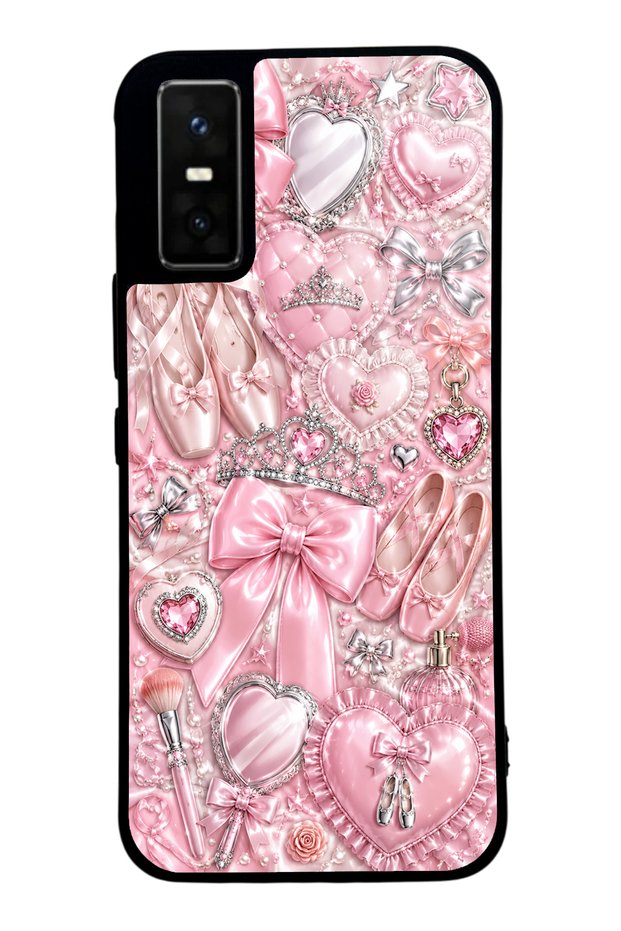 Infinix Gt 30 Pro Royal Pink Ballet Design Glossy Phone Case