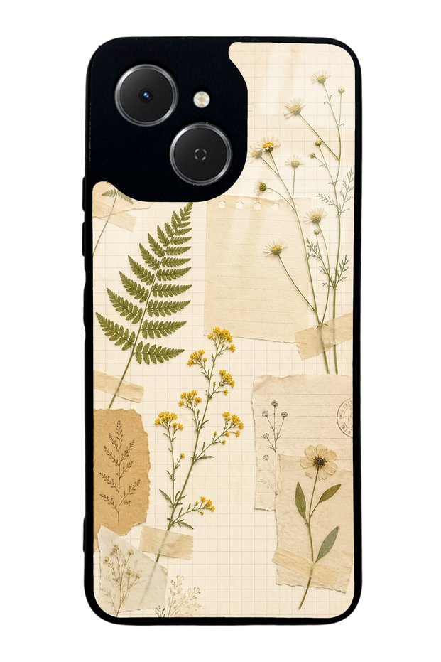 Tecno Spark 40C Pressed Meadow Design Glossy Phone Case