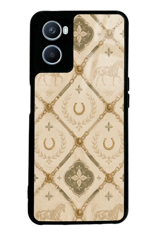 Oppo A96 Maison Équestre Design Glossy Phone Case