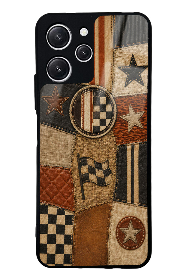 Xiaomi Redmi 12 Racing Leather Club Design Glossy Phone Case
