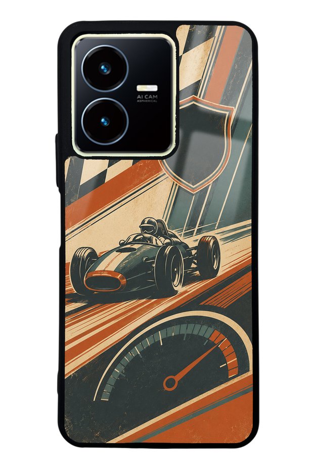 Vivo Y22S Heritage Racer Design Glossy Phone Case