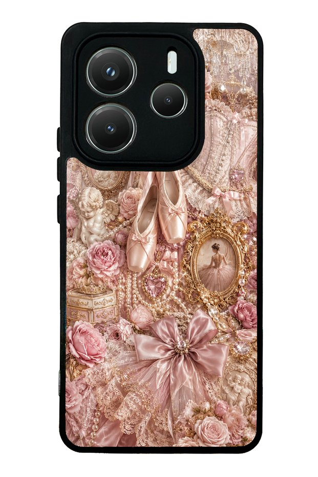 Xiaomi Redmi Note 14 5g Angel Ballet Design Glossy Phone Case