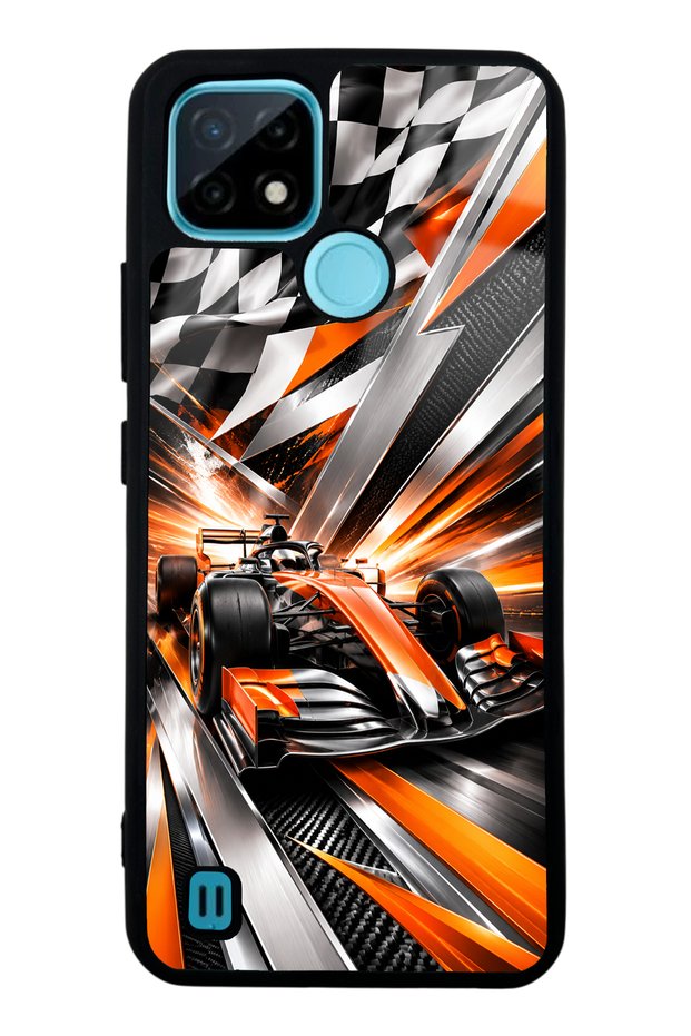 Realme C21 Inferno Apex Design Glossy Phone Case