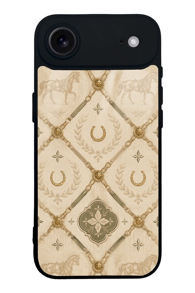 iPhone 17 Air Maison Équestre Design Glossy Phone Case