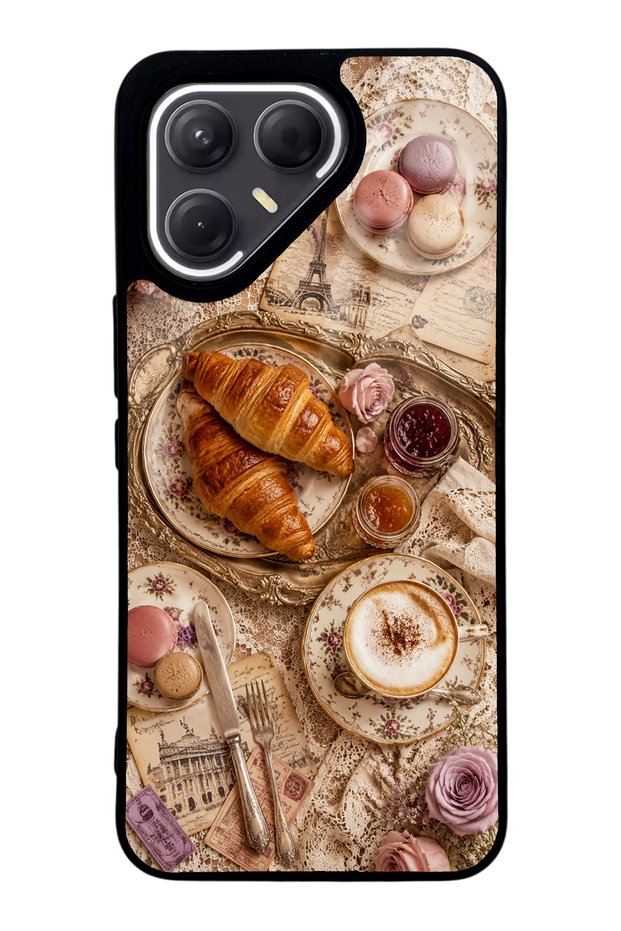 Tecno Pova 7 Pro French Café Romance Design Glossy Phone Case
