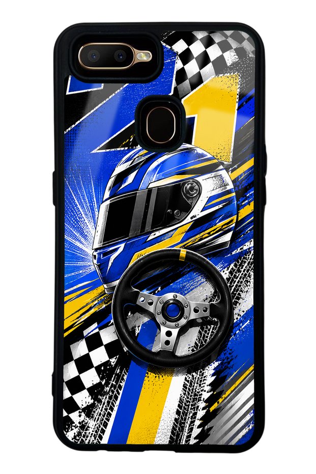 حافظة هاتف لامعة بتصميم Victory Lap لهاتف Oppo A5s