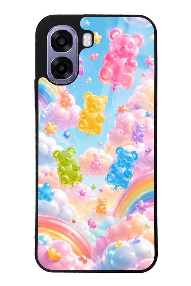 Oppo A6T Jelly Bear Sky Design Glossy Phone Case