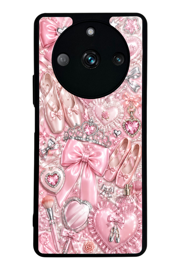 Realme 11 Pro Royal Pink Ballet Design Glossy Phone Case