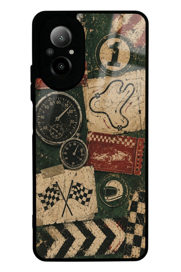 Realme 12 Lite Heritage Track Club Design Glossy Phone Case