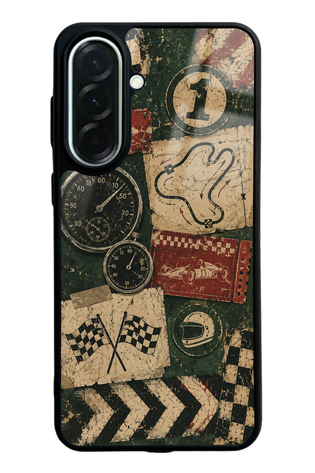 Samsung A37 Heritage Track Club Design Glossy Phone Case