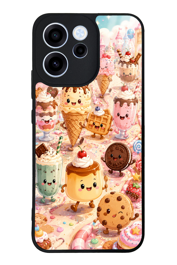 Oppo Reno 15F Dessert Wonderland Design Glossy Phone Case