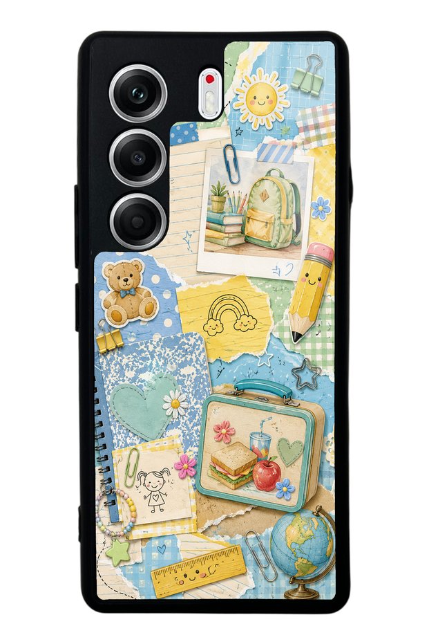 Tecno Camon 40 Pro Campus Notes Design Glossy Phone Case