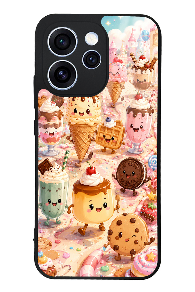 Oppo Reno 15 Pro Dessert Wonderland Design Glossy Phone Case