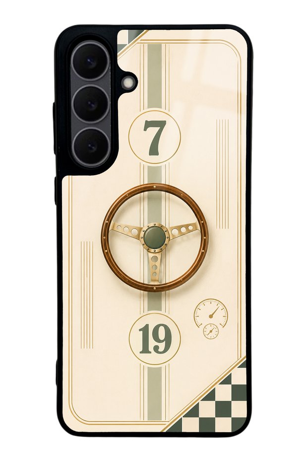 Samsung S25 Fe Classic Racer 7 Design Glossy Phone Case