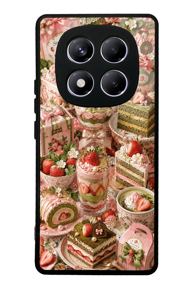 Xiaomi Redmi Note 14 Pro 4g Sweet Matcha Bakery Design Glossy Phone Case