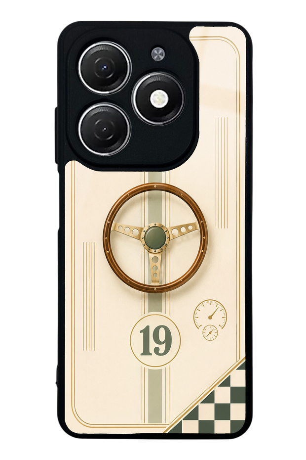 Tecno Spark 20 Classic Racer 7 Design Glossy Phone Case