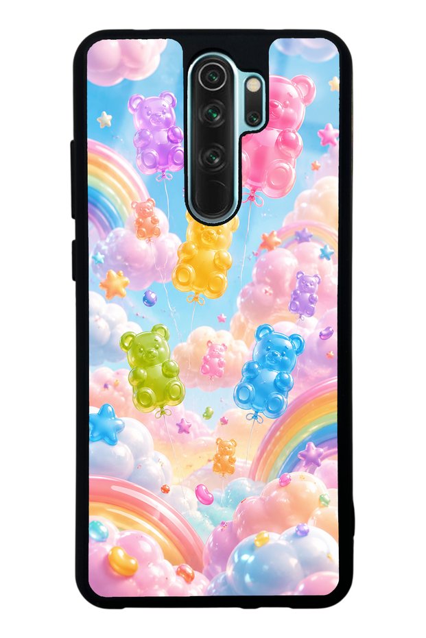 Xiaomi Redmi Note 8 Pro Jelly Bear Sky Design Glossy Phone Case