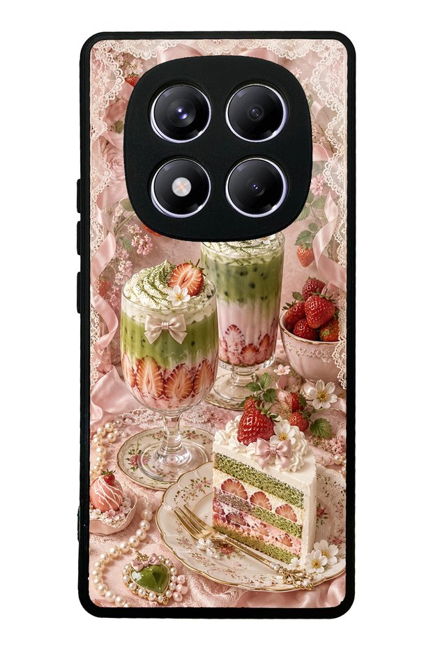 Xiaomi Redmi Note 14 Pro 4g Berry Matcha Dream Design Glossy Phone Case