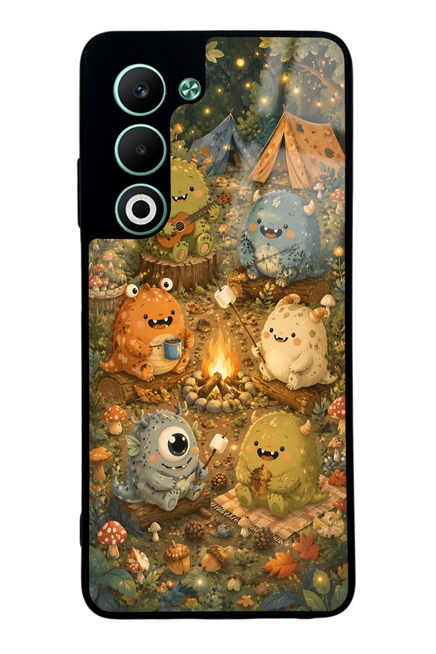 Oppo A5 Forest Friends Camp Design Glossy Phone Case