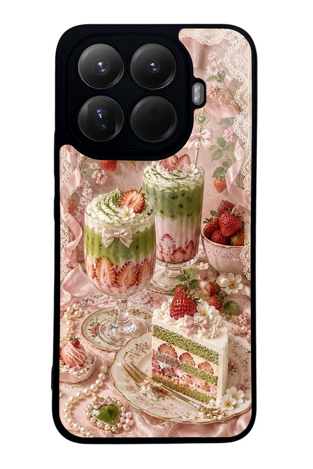 Xiaomi Mi 15t Pro Berry Matcha Dream Design Glossy Phone Case