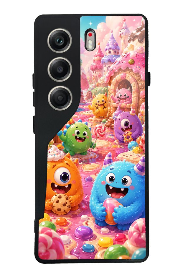Tecno Camon 40 Sugar Monster Town Design Glossy Phone Case