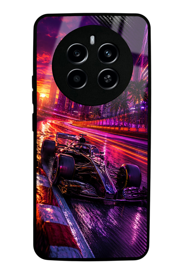 Realme 12 Pro Plus Purple Apex Design Glossy Phone Case