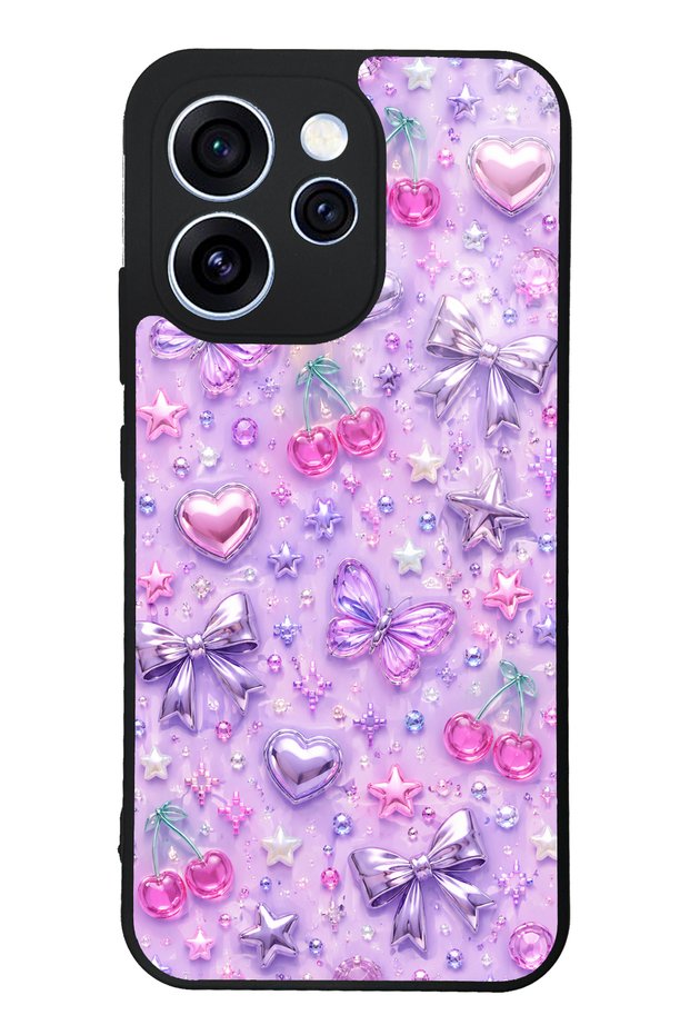 Oppo Reno 15 Pro Lilac Charm Pop Design Glossy Phone Case