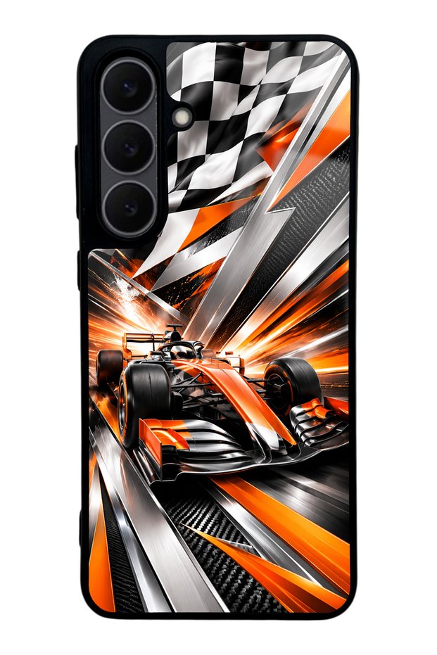 Samsung S25 Fe Inferno Apex Design Glossy Phone Case