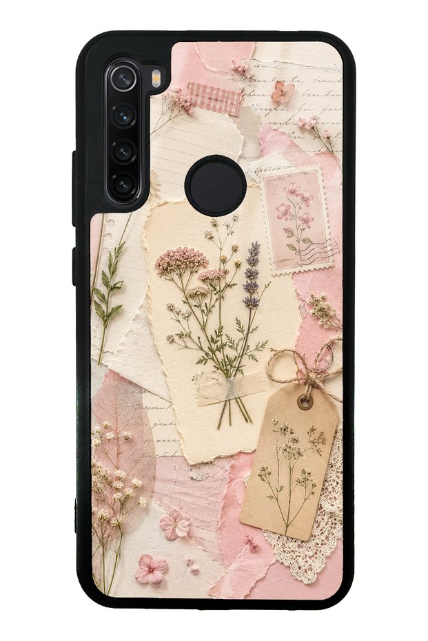 Xiaomi Redmi Note 8 Blush Herbarium Design Glossy Phone Case